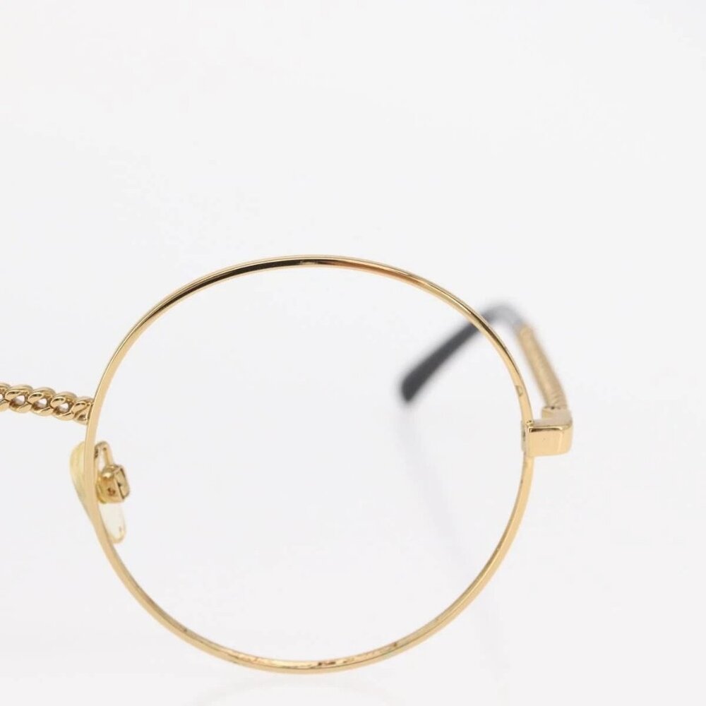 CHANEL Sunglasses frames metal Gold CC Auth 153002 - Picture 4 of 14